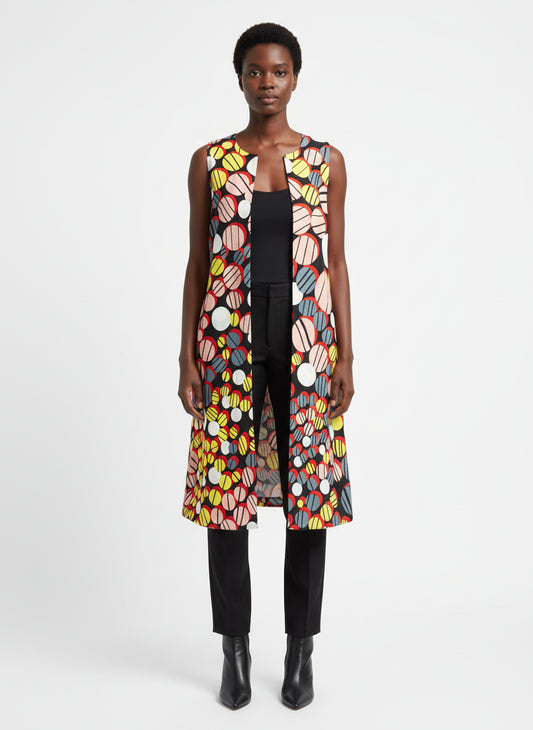Sleeveles Ankara Kimono